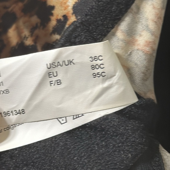 Sweet Nothings Leopard Print Shapewear Mini Dress Bodycon Tight Sexy Size 36C - Picture 6 of 7